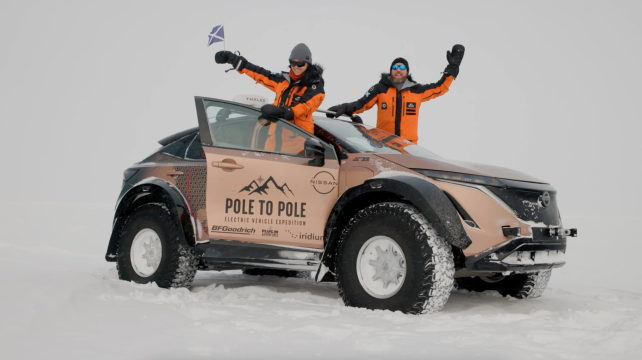 創造不凡！ARIYA艾睿雅成為史上首臺成功跨越南北兩極的純電動車！